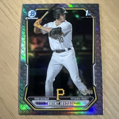 2026 Bowman #BCP-31 Brent Iredale Chrome  Steel Metal Refractor #/100 Pirates