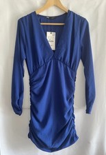 Zara Women’s Cobalt Blue Long Sleeve Occassion Dress Size S