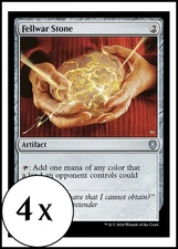 MTG - 4 x Fellwar Stone - Bloomburrow Commander - Playset 4x x4