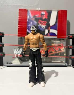 WWE Rey Mysterio Entrance Greats Series Basic Black White Luchador