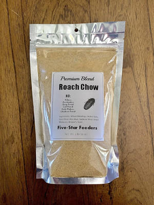 5 Lb. Roach & Cricket Chow   Balanced Protein, Calcium-Fortified Diet by Five-St