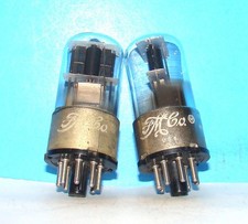 6sq7gt 2 Fomoco Radio Audio Amplifier Electron Vacuum Tubes Valves Tested 6sq7