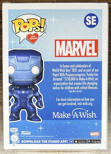 Funko Pop! Iron Man SE Exclusive Marvel Make A Wish W/ Protector - Picture 2 of 2