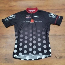 Louis Garneau Mens Medium Cycling Jersey 19" P2P M Talbott Vineyards