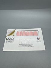 Color Street Nail Polish Strips Charleston Blush Pink Retired NIP FREE SHIPPING