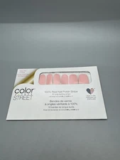 Color Street Nail Polish Strips Charleston Blush Pink Retired NIP FREE SHIPPING