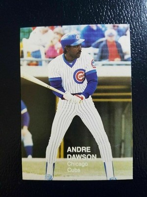 Andre Dawson The Hawk Chicago Cubs 1988 Action Superstars Series 1 #19 Oddball