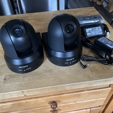 2 Sony SRG-X120 1080p PTZ Cameras with HDMI, IP  3G-SDI Output