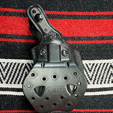 Aker 268 GL-19 Black Leather Paddle Holsters Right Hand Glock 19 USA