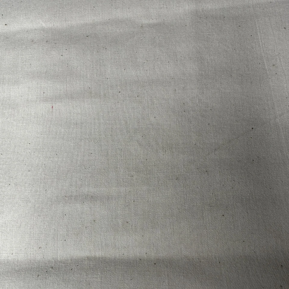 Muslin Fabric Lightweight Unbleached Natural Cotton 3 Yards Material Sewing - Image 2 of 4