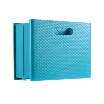 Mobile File Box with Handles, Portable Document Storage, File Bin for Home an...