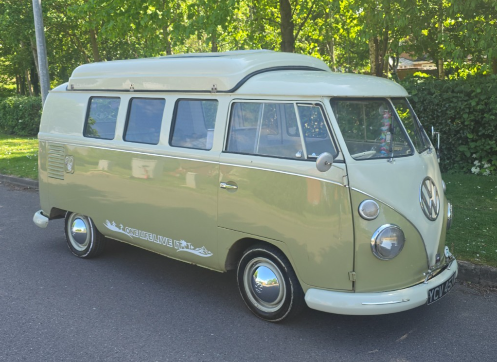 1963 VW Splitscreen Campervan 1.6 Litre Rhd UK First Registered Two Tone Colour
