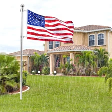 2" Large Flag Pole Rings, 2 Pcs Aluminum Alloy Spinning Flag Pole Ring Clips ...