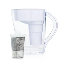 MINA Alkaline Pitcher | 9-Cup at Water Filter System That Adds Minerals and M...