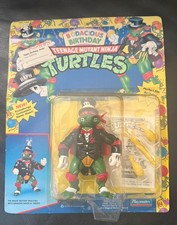 Raph the Magnificent Bodacious Birthday Turtles TMNT 1992 Playmates NEW SEALED