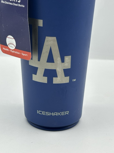 Shohei Ohtani 26 oz bicchiere agitatore ghiaccio acciaio inox Los Angeles Dodgers blu - Foto 4 di 7