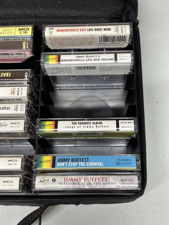 LARGE LOT OF JIMMY BUFFET CASSETTES (23) LOT + 1 VHS WITH CASE Foto 4 de 4