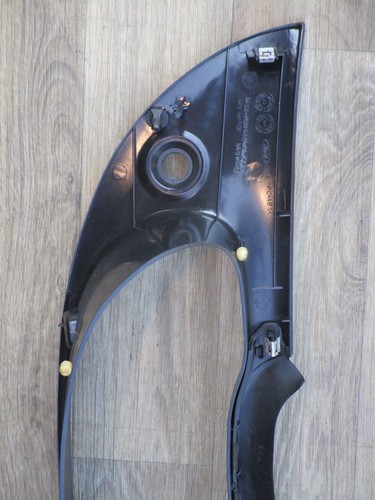 99-04 MUSTANG GT MIDNIGHT BLACK GAUGE CLUSTER COVER OEM 02B - Picture 10 of 22