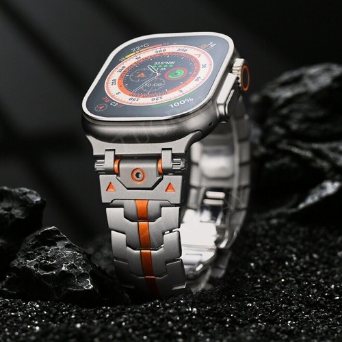 Correa de acero inoxidable para Apple Watch Ultra 2 49 mm Series 10 9 8 7 6 5 SE - Imagen 17 de 39