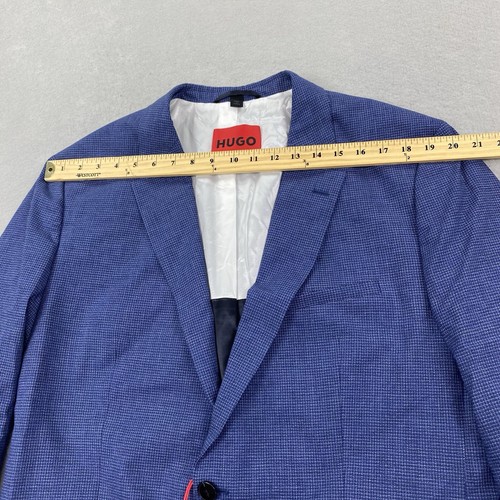 Hugo Boss Suit Men 44L Jacket 32x32 Pant Unhemmed Performance Wool Blend Stretch - Picture 12 of 24