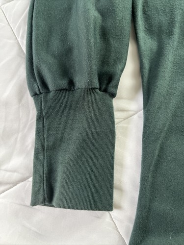 Weekender Long Sleeve Ladies Large Green Knit V-neck Pullover Casual Top - Picture 11 of 12