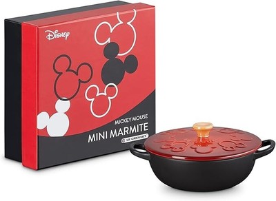 Le Creuset Disney Mickey Mouse Collection Mini Marmite 12cm250ml Cherry Red Blak
