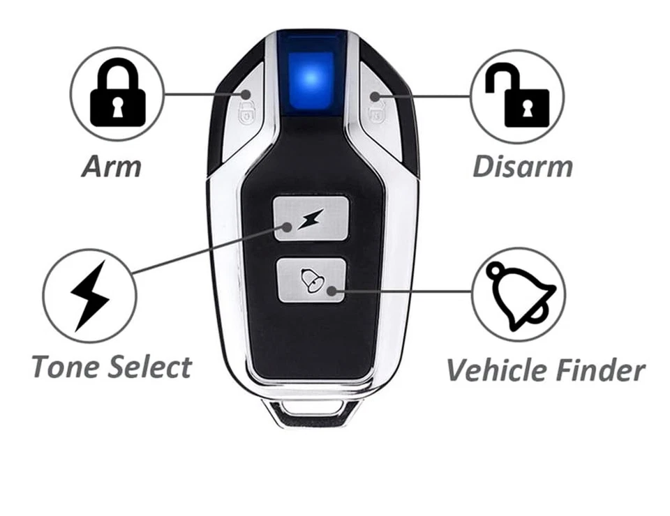 Antifurto allarme per bicicletta monopattino elettrico bici sensore vibrazione - Immagine 3 di 4