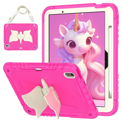 Kids Shockproof Unicorn Butterfly Stand Case Cover For iPad Air 11 inch M2 2024 - Picture 11 of 26