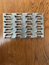 350 QTY  2-1/2" x 4"  Truss Plate - Mending Plate - Structural Plates