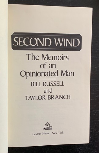 SECOND WIND - BILL RUSSELL & TAYLOR BRANCH - 1ST ED. - 1979 - DJ UNCLIPPED. - Picture 3 of 12