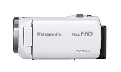 Panasonic HD Camcorder HC-V360M-W 16GB 90x zoom White