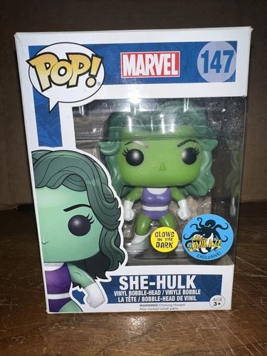 Funko Pop! Vinyl: Marvel - She-Hulk - Glow in the Dark - Comikaze Exclusive #147