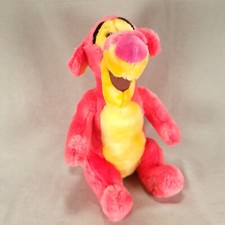 Disney Store Tigger Plush Hot Pink ICE CREAM TIGGER 14" Rare Winnie Pooh