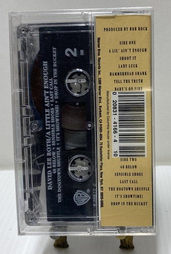 A Little Ain't Enough by David Lee Roth (Cassette, Album, 1991, Warner Bros.) - Picture 2 of 2