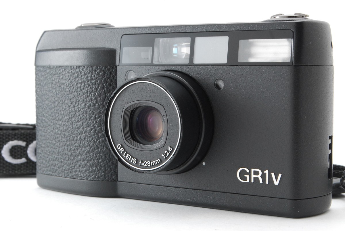 MINT+++] LCD OK Ricoh GR1V Black 35mm Point & Shoot Film