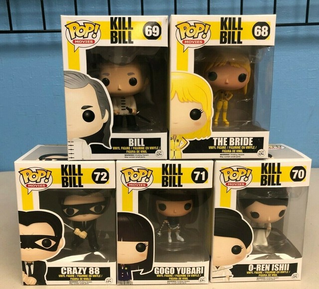 Kill Bill Funko Pops - 5X Vinyl Figure Full Set | eBay