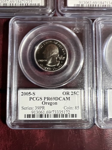 Spectacular 5 Coin Set: PCGS PR69DCAM 2005S State Quarters SQ1188 - Picture 11 of 13