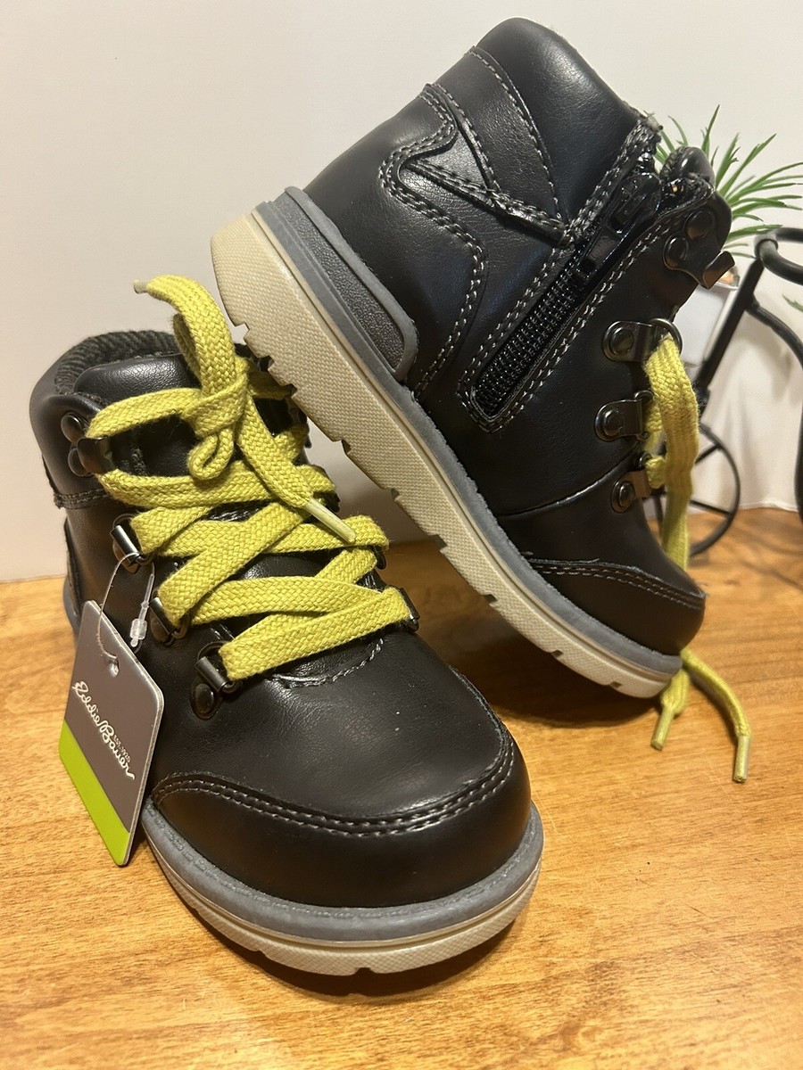 Eddie Bauer Kids Boots Boys Size 9 Black Athletic Shoes Lace  display picture 3