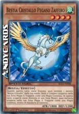 BESTIA CRISTALLO PEGASO ZAFFIRO (SPEED DUEL) • Comune SGX1 ITF08 • 1Ed