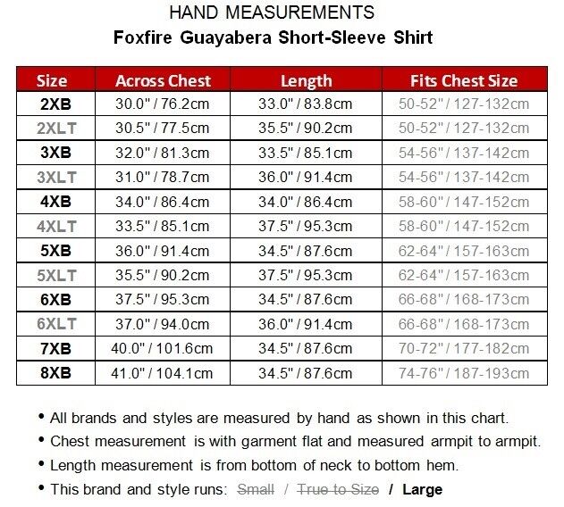 4xb Size Chart