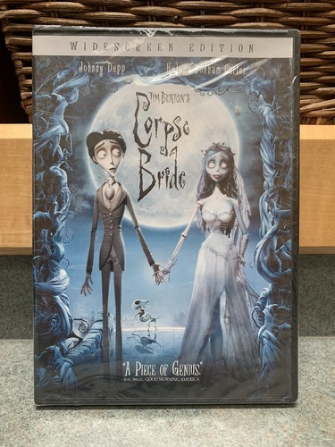 Tim Burton's Corpse Bride DVD ~ Widescreen ~ New SEALED (Region 1) Johnny Depp - 第 1/2 張圖片