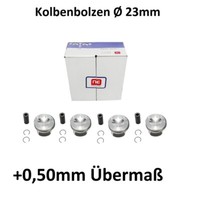 4X Kolben +0,50 ÜBermaß Bolzen 23Mm FüR Vw 2.0 Tfsi 130050059921 06H107065DM Ccz