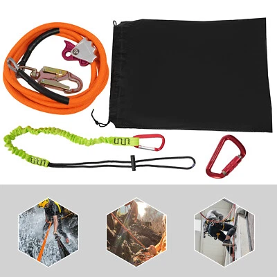 MARKENLOS Flip Line Stahldraht Kern Flipline Kit Baum Klettern Lanyard Schlingegerät 20kn