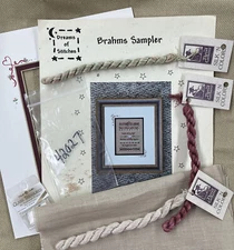 Dreams of Stitches “Brahms Sampler” Kit 2001 NEW