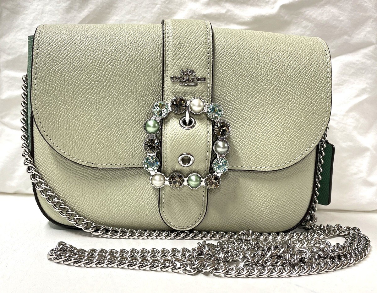 Coach Gemma Crossbody Colorblock Canvas Bag - Green - Tiana
