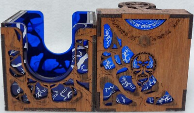 MTG Commander Deck Box BLUE BALDUR'S GATE mind flayer standard Magic  Gathering | eBay
