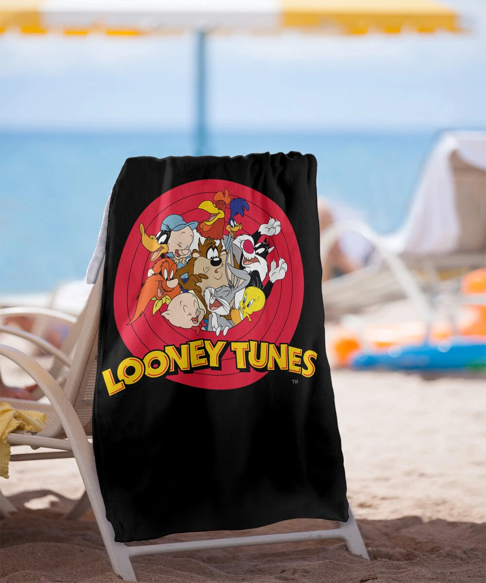 Looney Tunes Beach Towel, 30"x60" Logo Group Beach Towel