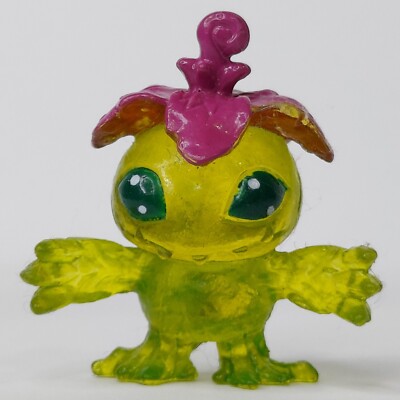Digimon Digital Monsters 1'' Clear Palmon Mini PVC Figure Bandai China H-T