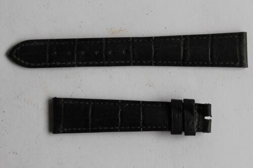 PATEK PHILIPPE Bracelet montre cuir noir 17 mm (48757) - Photo 1/7