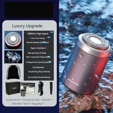 KONKA Portable Mini Electric Shaver Waterproof - For Commuting Business trip NEW